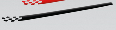 2013 Fiat 500-Abarth Decal Kit - Black Racing Stripes 82212656