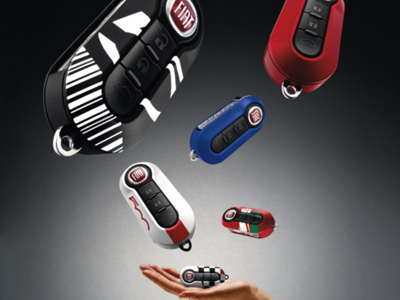 2013 Fiat 500-Sport Key Covers