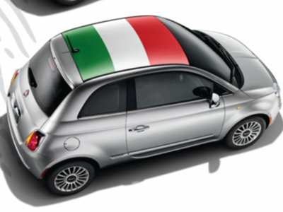 2012 Fiat 500-Sport Decal Kit - Italian Flag 82212783